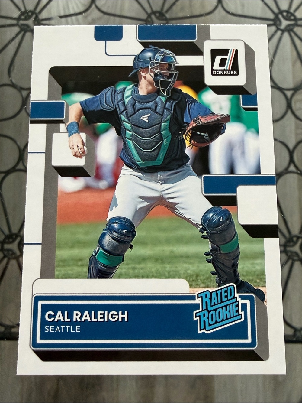 Cal Raleigh 2022 Panini Seattle Mariners Rookie RC Baseball Card